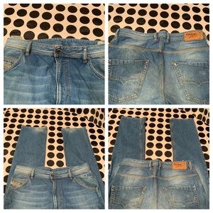 DIESEL KROOLEY Regular Slim Carrot size 33
Wash ORK90 inseam 32” 1000% cotton
